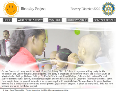 Rotarybirthdayproject.org